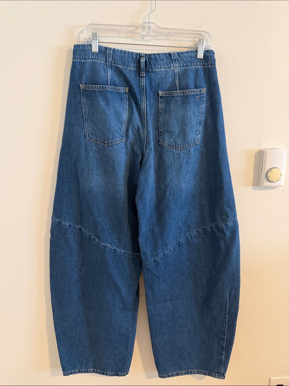 Pilcro Anthropologie The Georgia Barrel Leg Jeans Women's 29 High Rise Med Wash - Picture 7 of 11